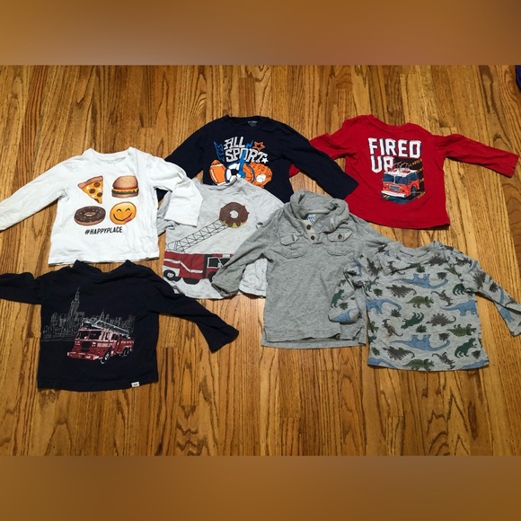 Toddler boy Graphic Long Sleeve Shirt Set (3T) - Picture 1 of 5
